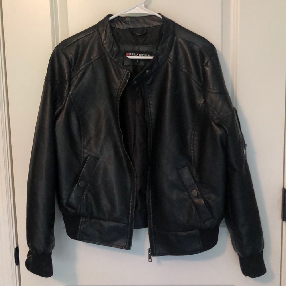 Faux Leather Jacket